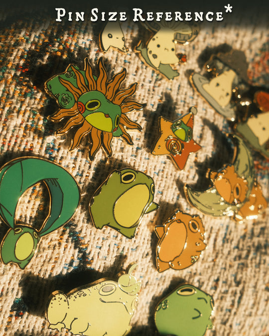 collection of pins to use for a size reference